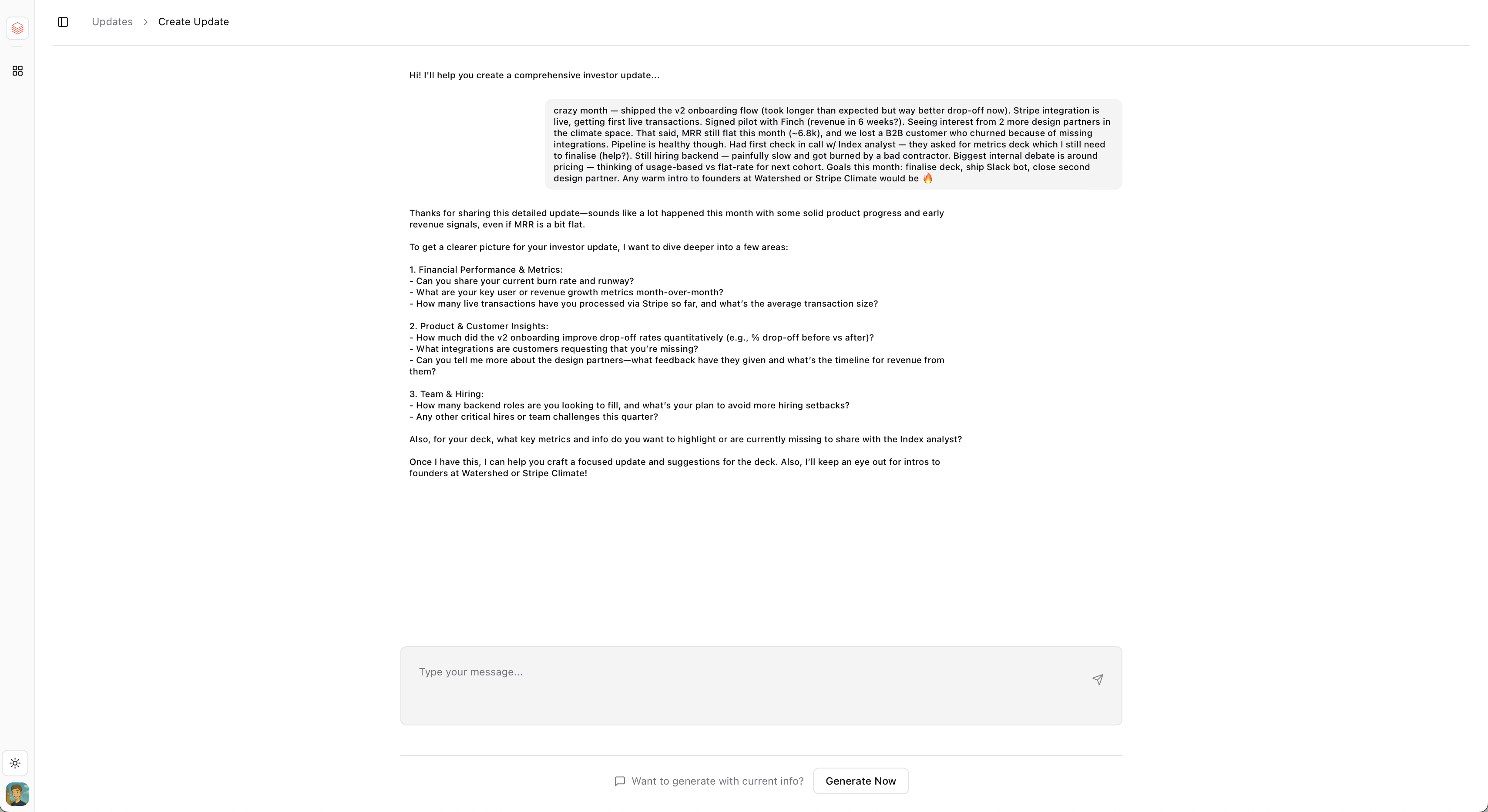 AI Guides the Conversation